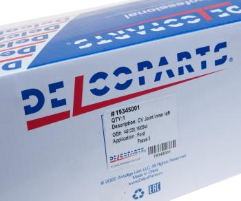 3 399 р. ШРУС внутренний FORD Focus (03-) передний левый DELCOPARTS DELCOPARTS 19345001  с доставкой в г. Воронеж. Увеличить фотографию 5