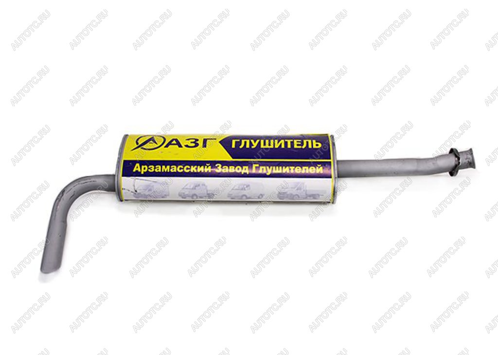 5 549 р. Глушитель ГАЗ-3302,3221 дв.CUMMINS 2.8,УМЗ-4216 ЕВРО-4 выход боковой усиленный АЗГ АЗГ 3221-1201008-51  с доставкой в г. Воронеж