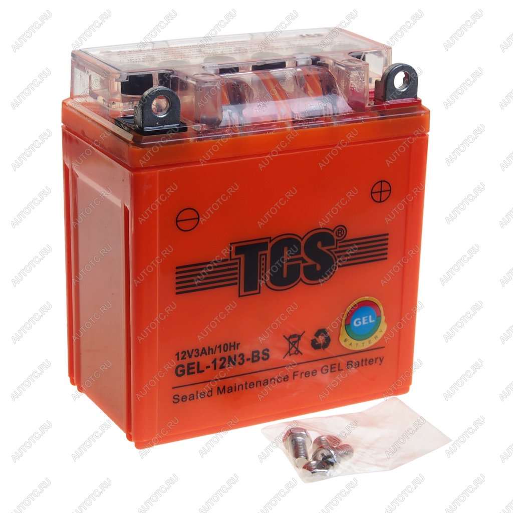 1 369 р. Аккумулятор TCS GEL 3Ач TCS 6ст3 gel-12n3-bs  с доставкой в г. Воронеж