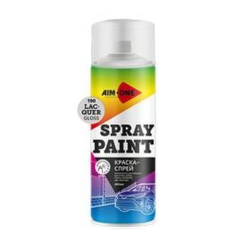 265 р. Лак глянцевый аэрозоль 450мл Spray Paint Lacquer Gloss AIM-ONE AIM-ONE sp-gl190  с доставкой в г. Воронеж. Увеличить фотографию 1