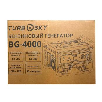 24 999 р. Бензиновый генератор Turbosky BG-4000 Turbosky bg4000  с доставкой в г. Воронеж. Увеличить фотографию 5
