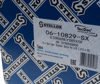 17 999 р. Генератор HYUNDAI Santa Fe (12-) (2.4) KIA Sorento (12-) (2.4) (130A,13.5V) STELLOX STELLOX 0610829sx  с доставкой в г. Воронеж. Увеличить фотографию 5