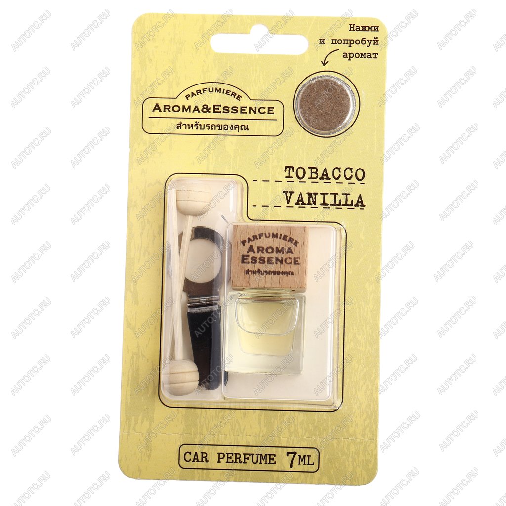 192 р. Ароматизатор на дефлектор жидкостный (tobacco vanille) 7мл Aroma & Essence FOUETTE FOUETTE aed-05  с доставкой в г. Воронеж