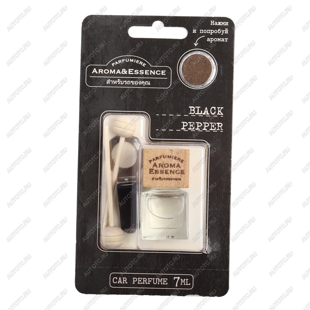 190 р. Ароматизатор на дефлектор жидкостный (black pepper) 7мл Aroma & Essence FOUETTE FOUETTE aed-06  с доставкой в г. Воронеж