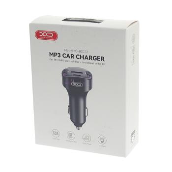 1 059 р. Устройство зарядное в прикуриватель с трансмиттером (bluetooth,hands free) черное XO XO bcc12 black  с доставкой в г. Воронеж. Увеличить фотографию 3