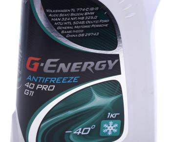 282 р. Антифриз зеленый -40C PRO 1кг G11 G-ENERGY GAZPROMNEFT 002422210029  с доставкой в г. Воронеж. Увеличить фотографию 3