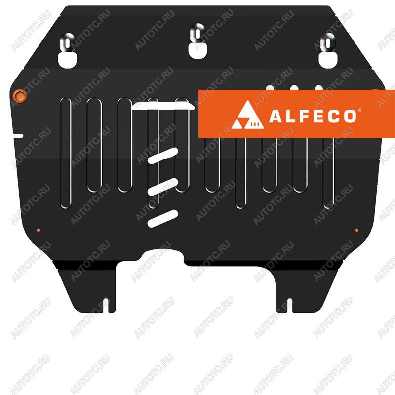 10 799 р. Защита картера и КПП рынок (Южной Кореи)(V-1,0 CVT) ALFECO  Chevrolet Spark  4 M400 (2018-2022) хэтчбэк 3 дв. рестайлинг (алюминий 3 мм)  с доставкой в г. Воронеж