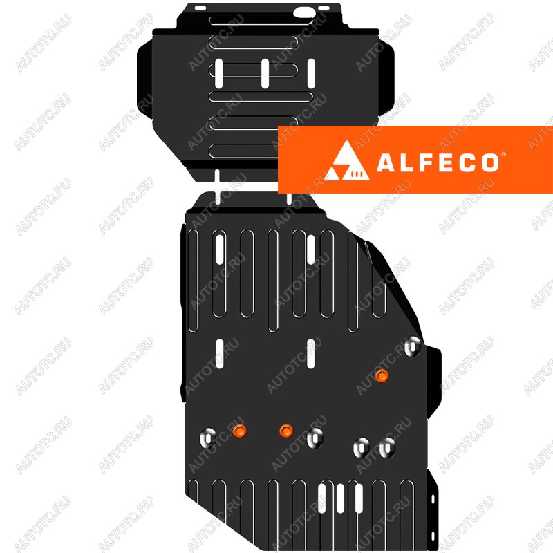 7 599 р. Комплект защиты (редуктор переднего моста, кпп и РК (2 части)) ALFECO Haval H5 Pro (2023-2025) (сталь 2 мм)  с доставкой в г. Воронеж
