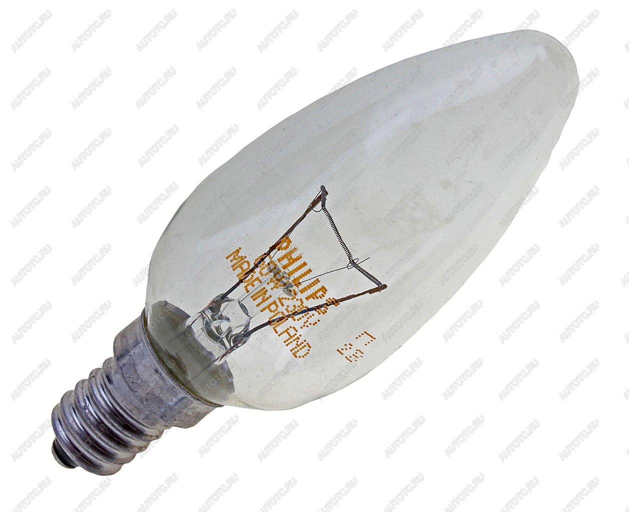 55 р. Лампа накаливания E14 B35 60W PHILIPS PHILIPS c0018645  с доставкой в г. Воронеж