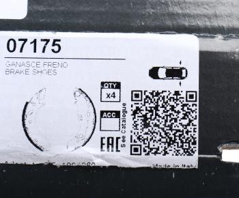 1 459 р. Колодки тормозные FORD Escort (98-) задние барабанные (4шт.) LPR LPR 07175  с доставкой в г. Воронеж. Увеличить фотографию 6