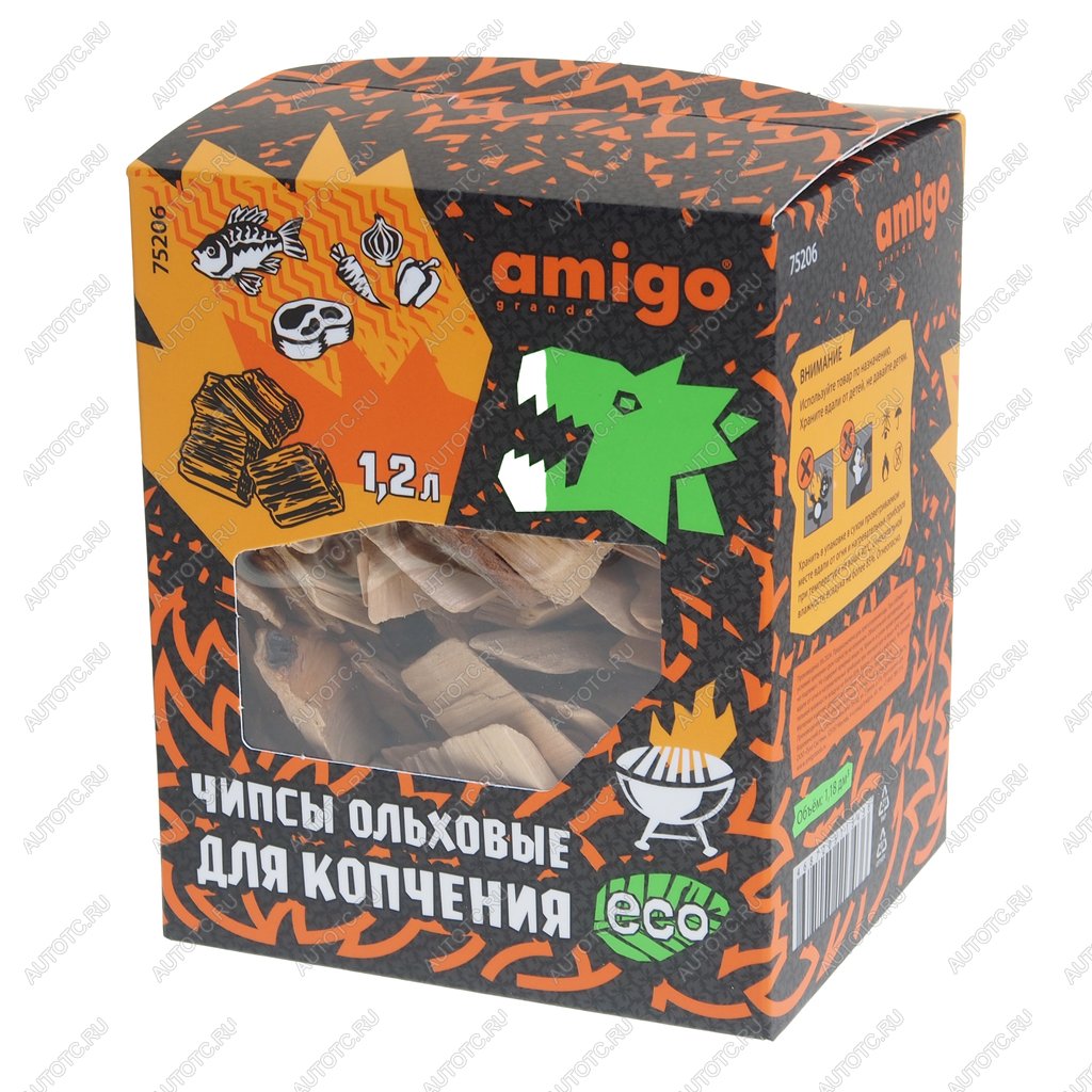 133 р. Чипсы для копчения ольховые 271г AMIGO AMIGO 75206  с доставкой в г. Воронеж