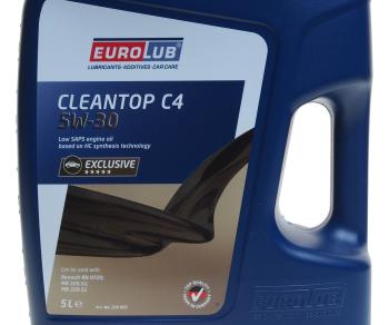 6 749 р. Масло моторное CLEANTEC C4 5W30 синт.5л EUROLUB EUROLUB 220005  с доставкой в г. Воронеж. Увеличить фотографию 2