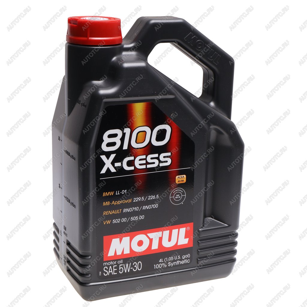 5 899 р. Масло моторное 8100 X-CESS 5W30 синт.4л MOTUL MOTUL 113529  с доставкой в г. Воронеж