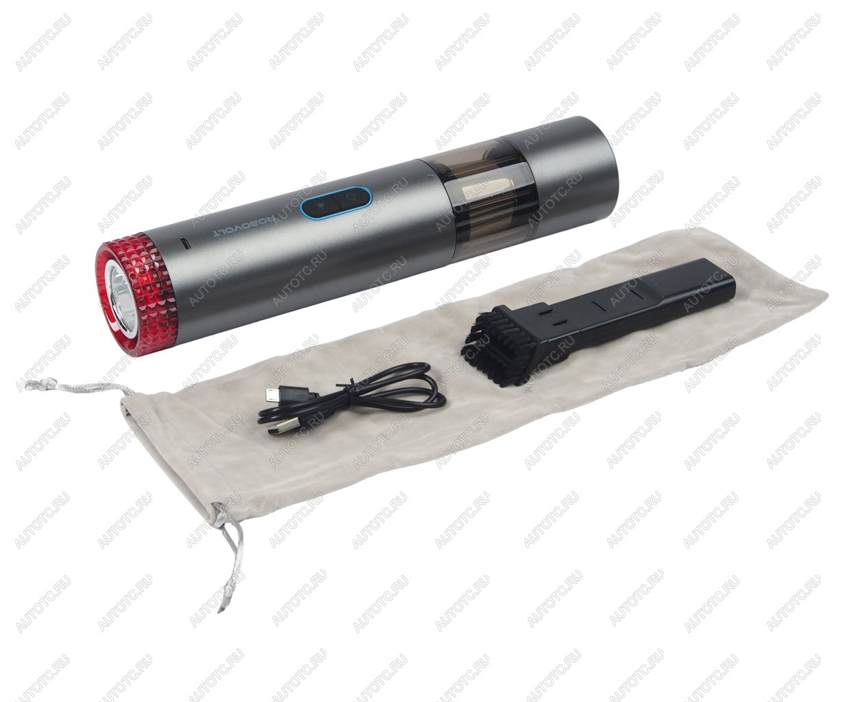 5 399 р. Пылесос портативный аккумуляторный 80W 5000Pa (2 насадки,LED фонарь) AUTOPROFI AUTOPROFI rbv600  с доставкой в г. Воронеж