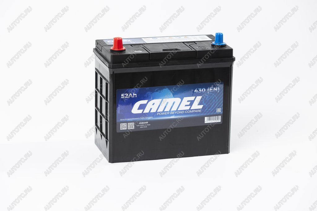 6 999 р. Аккумулятор CAMEL Asia 52Ач CAMEL 6ст52(1) 65b24r  с доставкой в г. Воронеж