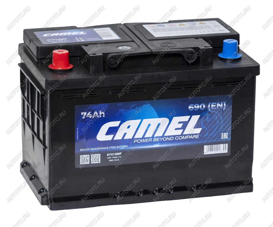 9 599 р. Аккумулятор CAMEL 74Ач CAMEL 6ст74(1) l3  с доставкой в г. Воронеж