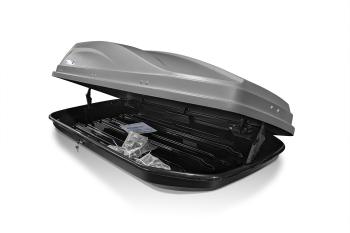 22 849 р. Автобокс PT GROUP (450л., 190х90х46, двухстороннее открывание) ACTIVE M серый Subaru Outback BH/BE12 универсал (1998-2004)  с доставкой в г. Воронеж. Увеличить фотографию 3