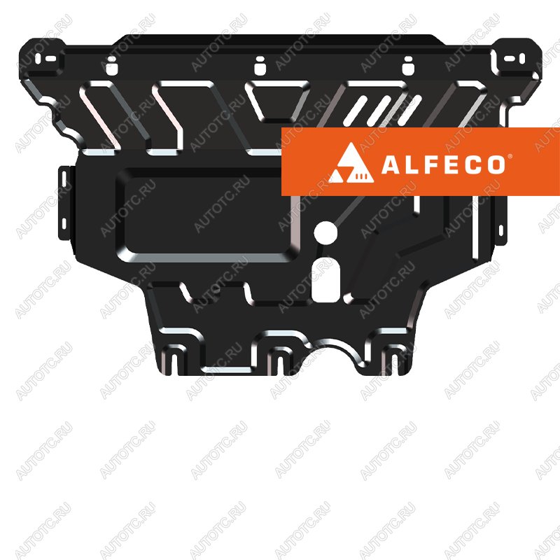 12 599 р. Защита картера и КПП (авто для Корейкого рынка)(V-all) ALFECO   (алюминий 3 мм)  с доставкой в г. Воронеж