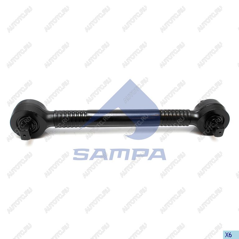 7 749 р. Штанга реактивная SCANIA обжимная с двухопорным РМШ L=522мм d=19мм SAMPA  с доставкой в г. Воронеж