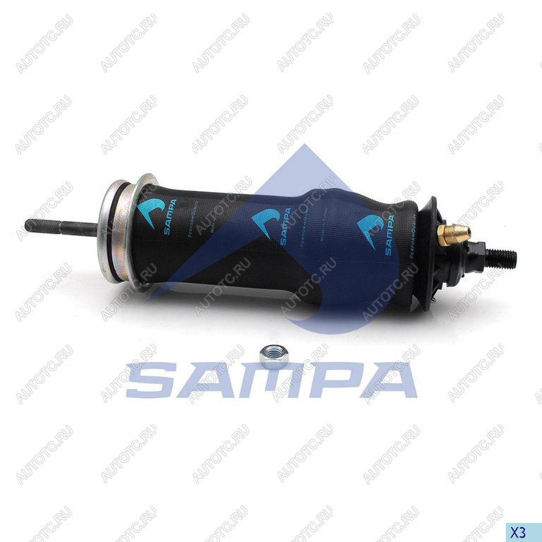 2 399 р. Амортизатор SCANIA кабины (пневмо) (212304 II) в сборе SAMPA  с доставкой в г. Воронеж