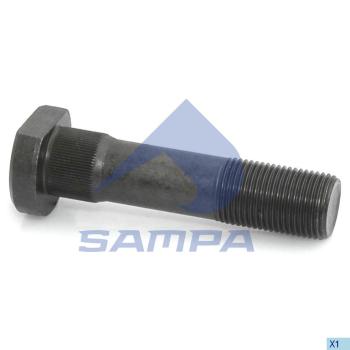 199 р. Шпилька колеса MAN заднего (M18х1.5х85мм со шлицами) SAMPA  с доставкой в г. Воронеж. Увеличить фотографию 3