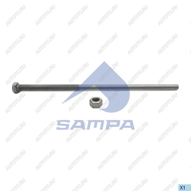 1 029 р. Болт M16x410 седельного устройства регулировочный SAMPA  с доставкой в г. Воронеж