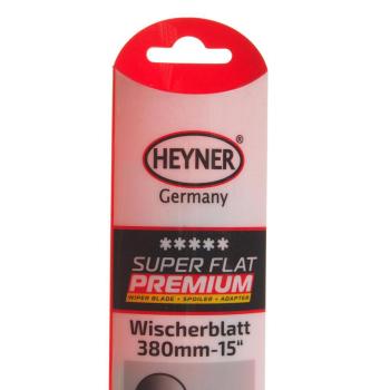 839 р. Щетка стеклоочистителя 380мм бескаркасная Super Flat Premium HEYNER  с доставкой в г. Воронеж. Увеличить фотографию 3