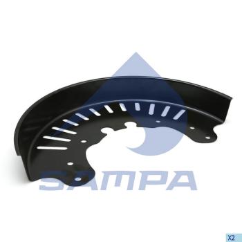 Щиток VOLVO пылезащитный заднего тормоза SAMPA