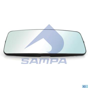 1 399 р. Элемент зеркальный RENAULT Magnum с подогревом SAMPA  с доставкой в г. Воронеж. Увеличить фотографию 4