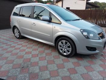 3 499 р. Пластиковые накладки порогов Фанат Тюнинг  Opel Zafira  В (2005-2015) дорестайлинг, рестайлинг (неокрашенные (глянец под окраску))  с доставкой в г. Воронеж. Увеличить фотографию 2