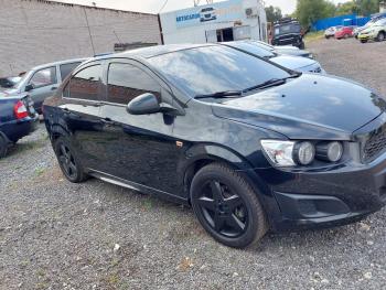 3 499 р. Пластиковые накладки порогов Фанат Тюнинг Chevrolet Aveo T300 хэтчбек (2011-2015) (неокрашенные)  с доставкой в г. Воронеж. Увеличить фотографию 3