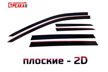 Дефлекторы окон 2D Стрелка11 Volkswagen Passat B8 универсал дорестайлинг (2015-2019)