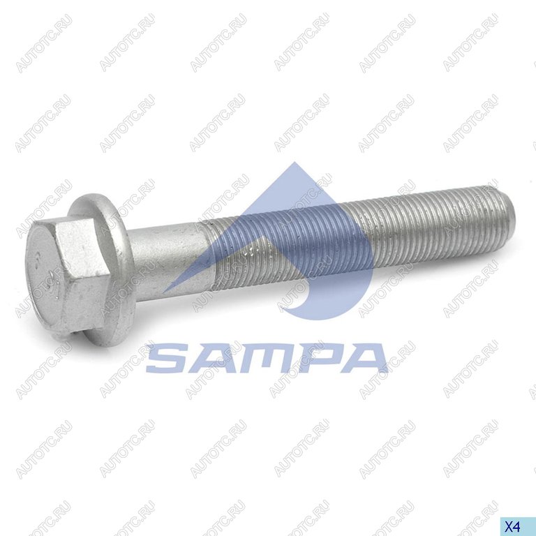 299 р. Болт MAN крепления опоры кабины (М16x100x1.5мм) SAMPA  с доставкой в г. Воронеж