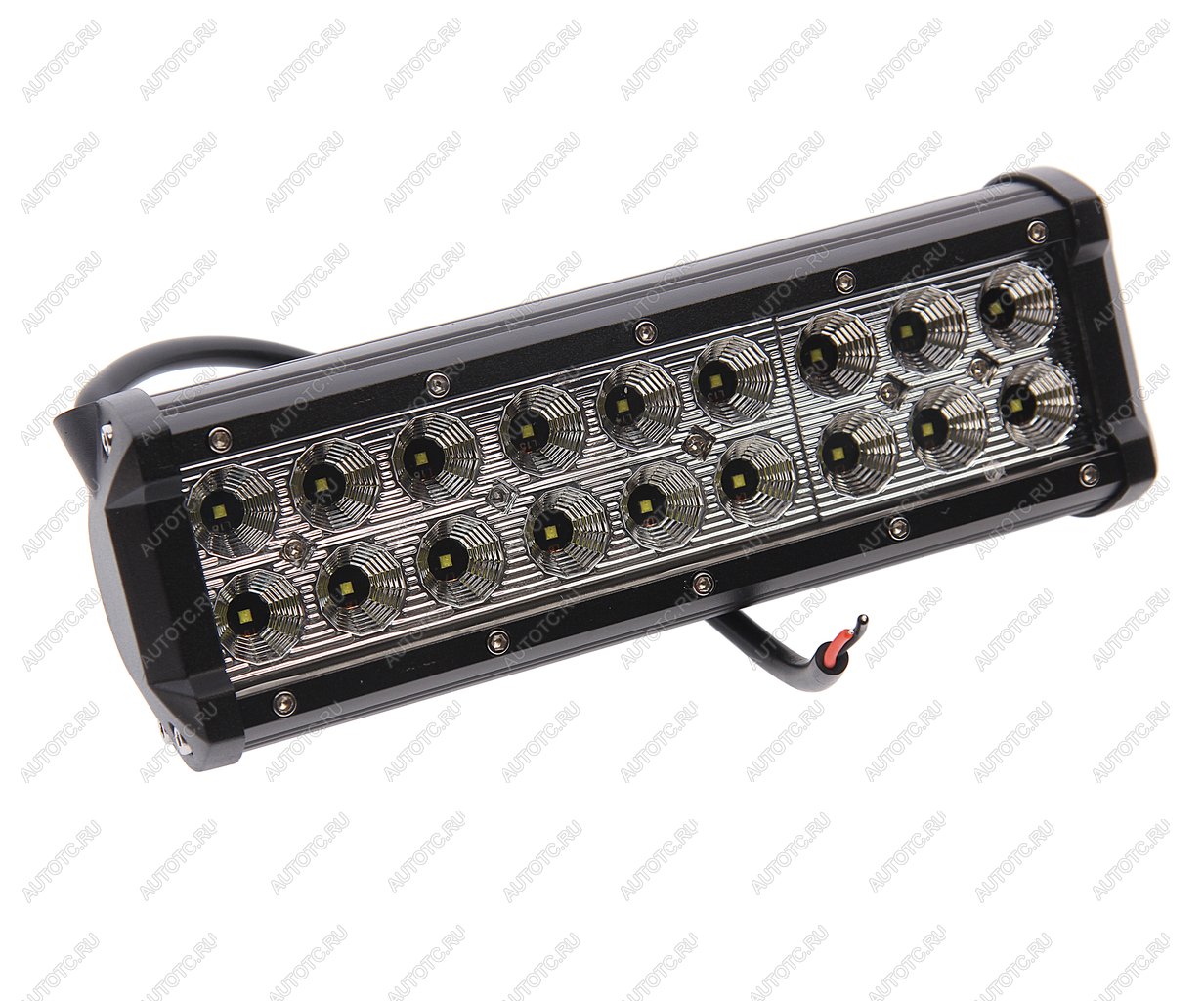 2 589 р. Балка светодиодная 1224V 54W (18 светодиодов) 235х85х65мм (ближний свет) двухрядная SAMRAI  с доставкой в г. Воронеж