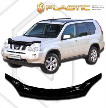 Дефлектор капота (exclusive) CA-Plastic Nissan X-trail 2 T31 рестайлинг (2010-2015)