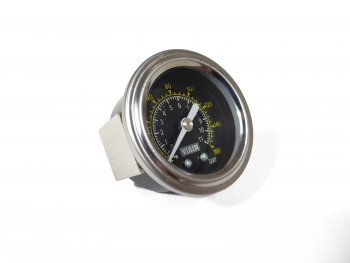 1 449 р. Манометр VIAIR 1.5 160 PSI, черный Viair 90085  с доставкой в г. Воронеж. Увеличить фотографию 2