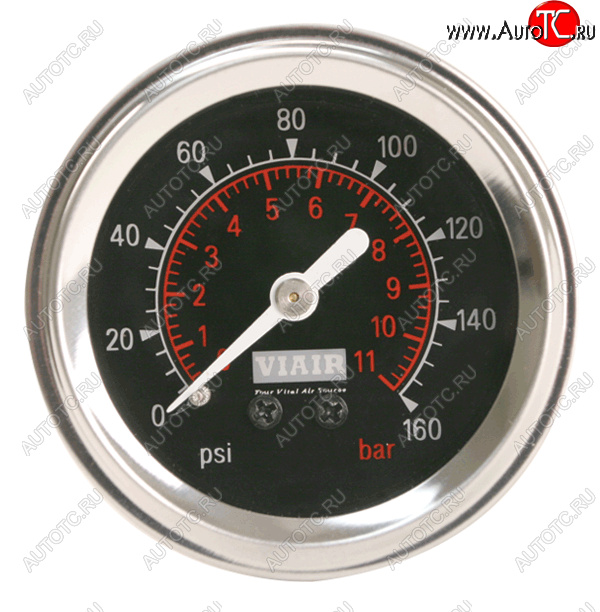 1 999 р. Манометр VIAIR 2 160 PSI, с подсветкой, черный Viair 90088  с доставкой в г. Воронеж