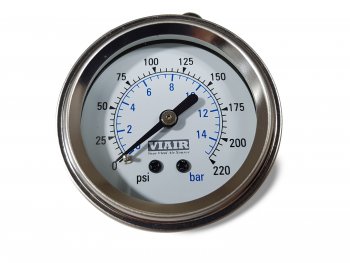 1 999 р. Манометр VIAIR 2 220 PSI, с подсветкой, белый Viair 90089  с доставкой в г. Воронеж. Увеличить фотографию 5