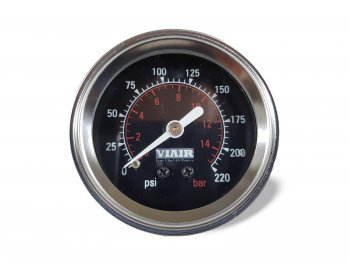 1 999 р. Манометр VIAIR 2 220 PSI, с подсветкой, черный Viair 90090  с доставкой в г. Воронеж. Увеличить фотографию 5