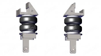 25 999 р. Пневмоподвеска Mercedes-Benz Sprinter 411 - 416 (96-), задняя ось, двухскатная ошиновка заднего моста Арайд 41050  с доставкой в г. Воронеж. Увеличить фотографию 1