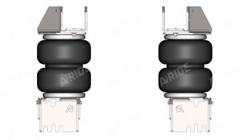 25 999 р. Пневмоподвеска Mercedes-Benz Sprinter W906 309 - 324; 209, Volkswagen Crafter 35 (2007-2016), 4x4, полный привод, задняя ось Арайд 41014  с доставкой в г. Воронеж. Увеличить фотографию 1