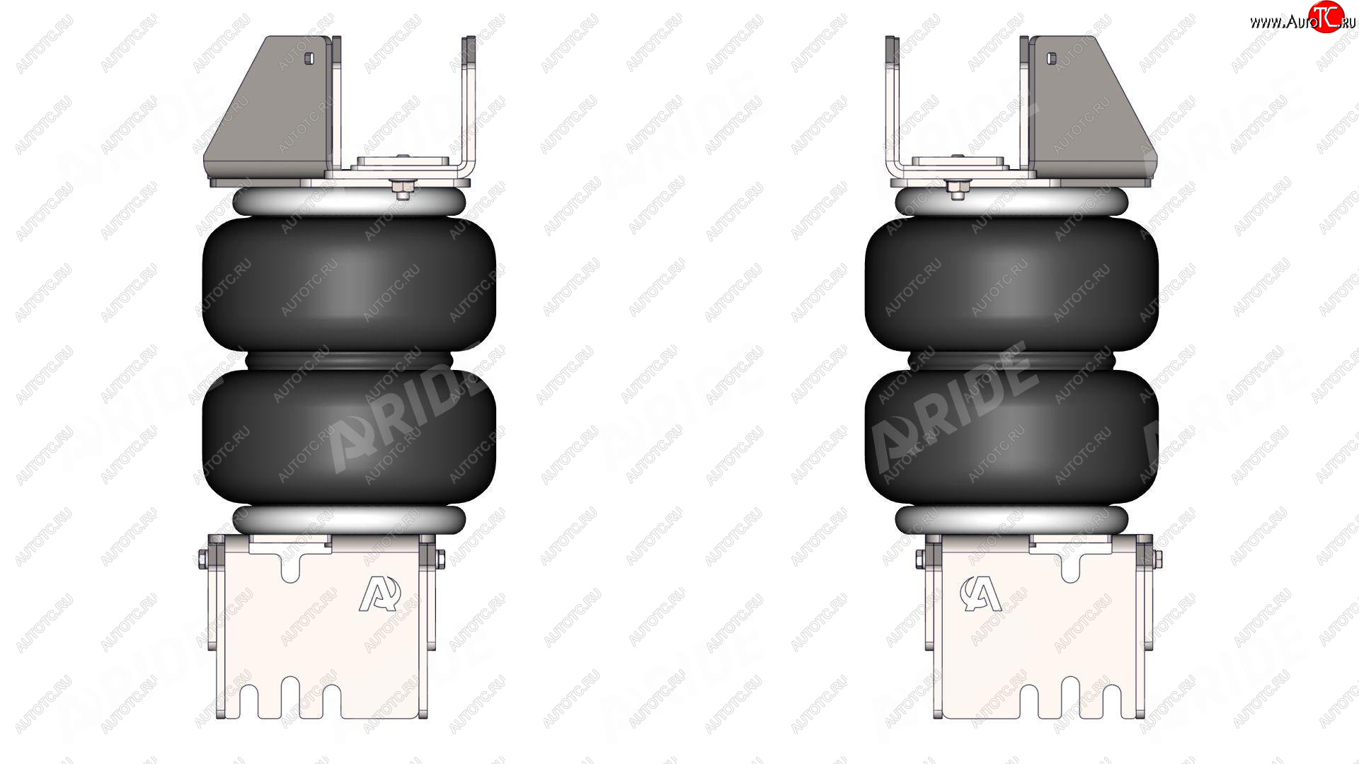 25 999 р. Пневмоподвеска Mercedes-Benz Sprinter W906 309 - 324; 209, Volkswagen Crafter 35 (2007-2016), 4x4, полный привод, задняя ось Арайд 41014  с доставкой в г. Воронеж