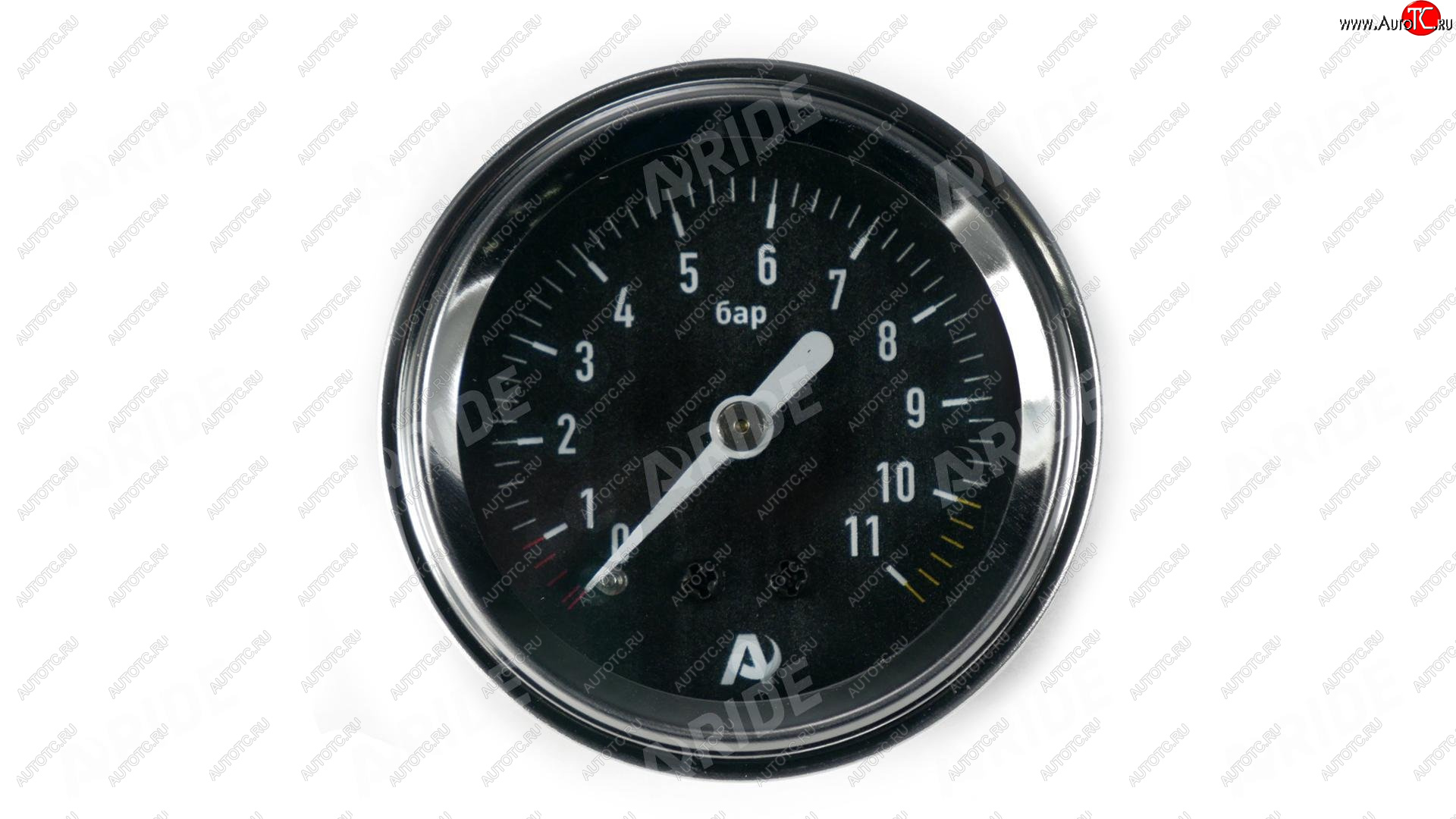 1 259 р. Манометр ARIDE 51 мм, 1х11 бар (160 PSI), 2, черный Арайд м 51 1 11  с доставкой в г. Воронеж