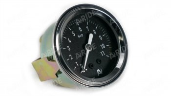 1 259 р. Манометр ARIDE 51 мм, 1х11 бар (160 PSI), 2, черный Арайд м 51 1 11  с доставкой в г. Воронеж. Увеличить фотографию 2