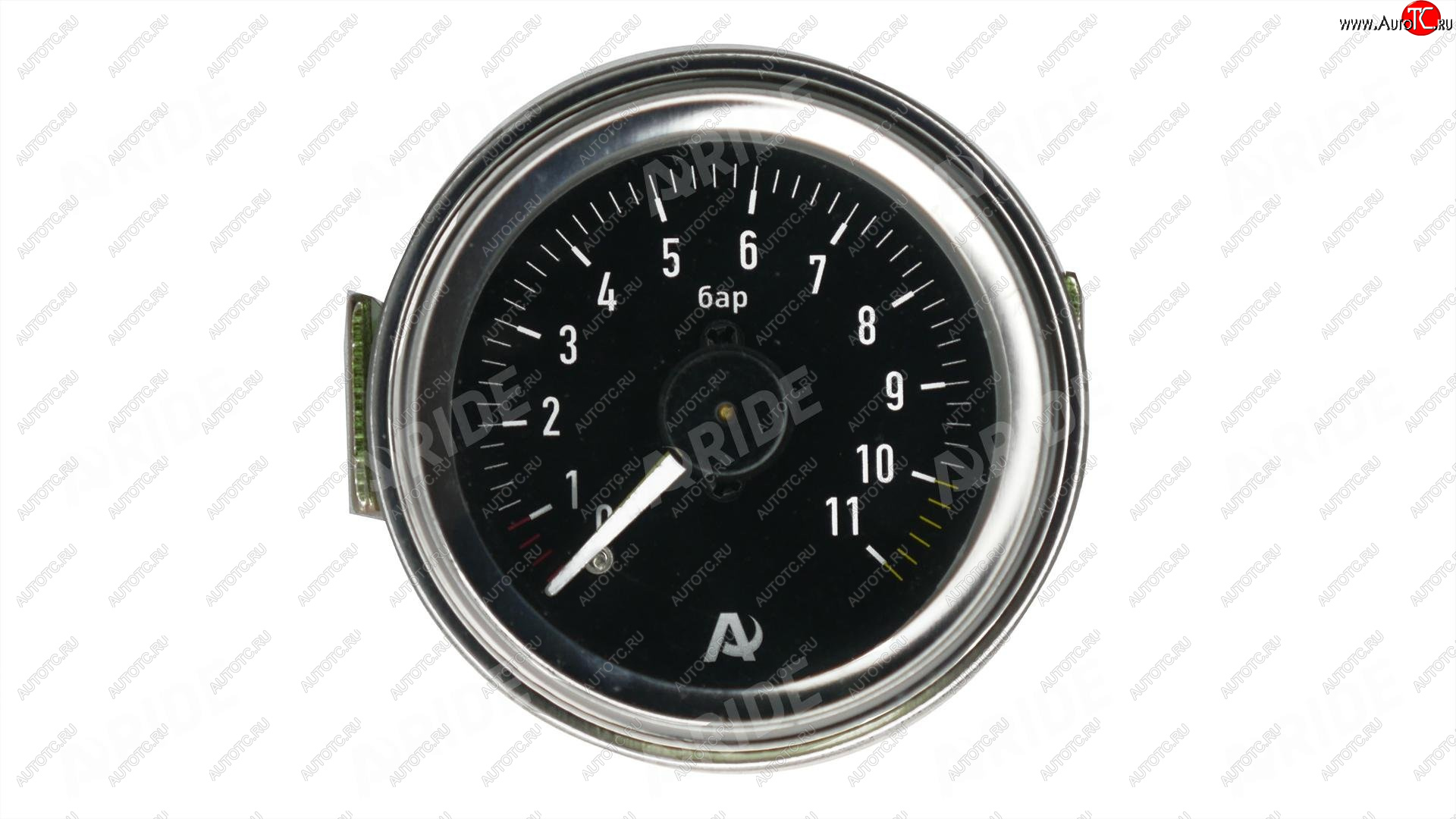 3 299 р. Манометр ARIDE 53 мм, 2х11 бар (160 PSI), 2, черный Арайд м 53 2 11  с доставкой в г. Воронеж
