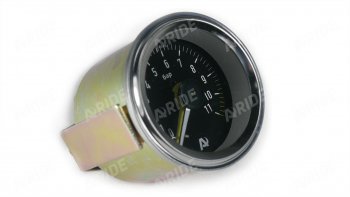 3 299 р. Манометр ARIDE 53 мм, 2х11 бар (160 PSI), 2, черный Арайд м 53 2 11  с доставкой в г. Воронеж. Увеличить фотографию 2
