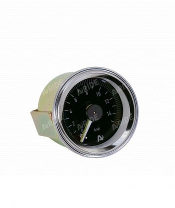 2 699 р. Манометр ARIDE 53 мм, 2х15 бар (220 PSI), 2, черный Арайд м 53 2 15  с доставкой в г. Воронеж. Увеличить фотографию 3