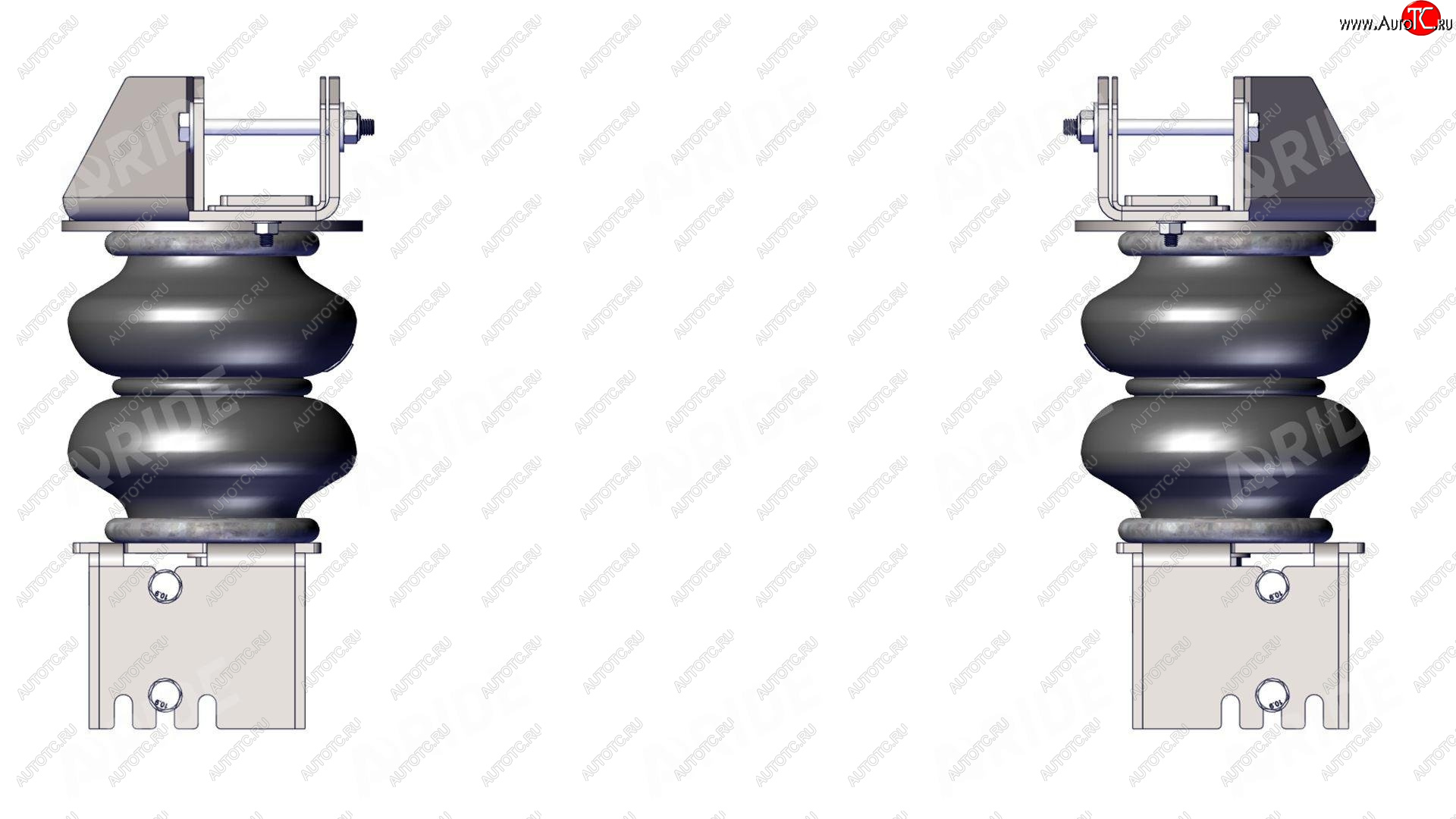 34 999 р. Пневмоподвеска MERCEDES Sprinter 315  VOLKSWAGEN Crafter 35 (07-13), грузовой, задняя ось Арайд 41012  с доставкой в г. Воронеж