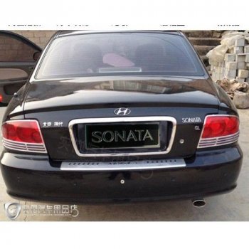 2 589 р.     Накладка заднего бампера Hyundai Sonata EF  hysn5-nbn00  с доставкой в г. Воронеж. Увеличить фотографию 1