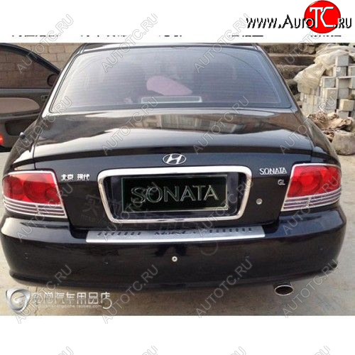 2 589 р.     Накладка заднего бампера Hyundai Sonata EF  hysn5-nbn00  с доставкой в г. Воронеж